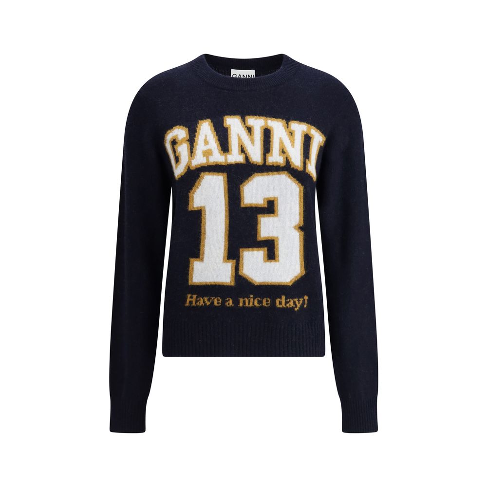 Ganni Baseball-Pullover