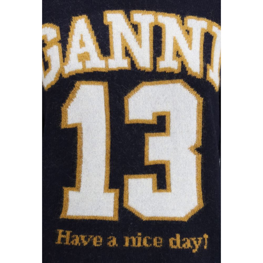 Ganni Baseball-Pullover