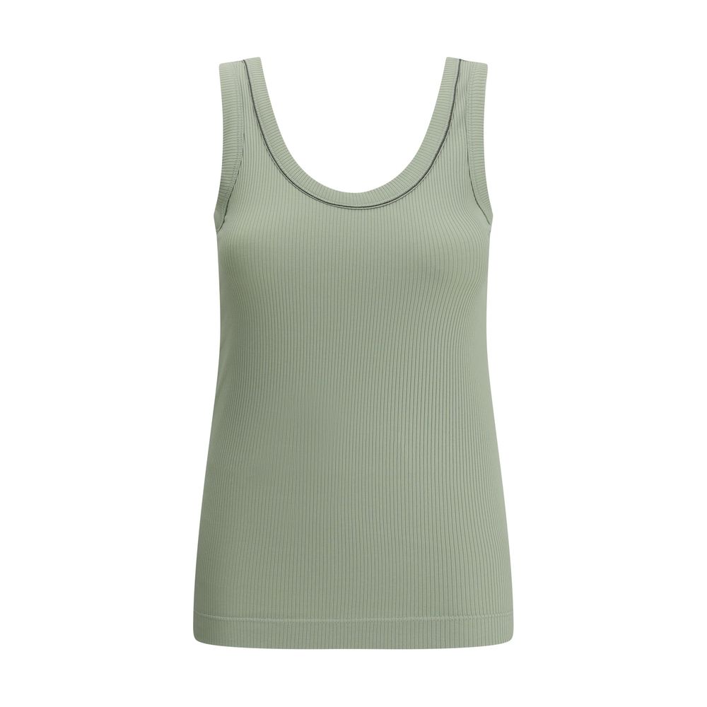 Brunello Cucinelli Geripptes Top