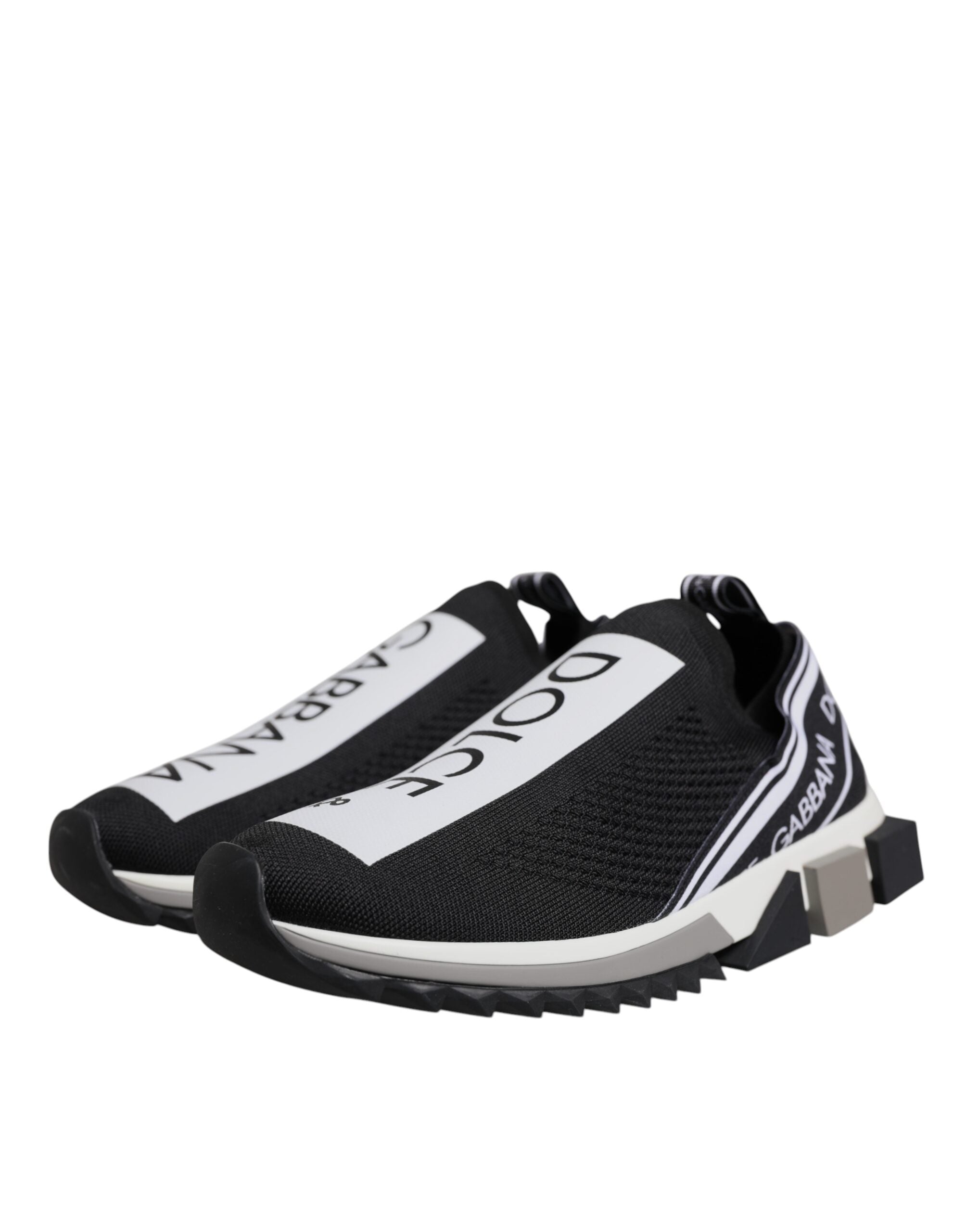 Dolce &amp; Gabbana Sorrento Slip-On Sneakers in Schwarz/Weiß