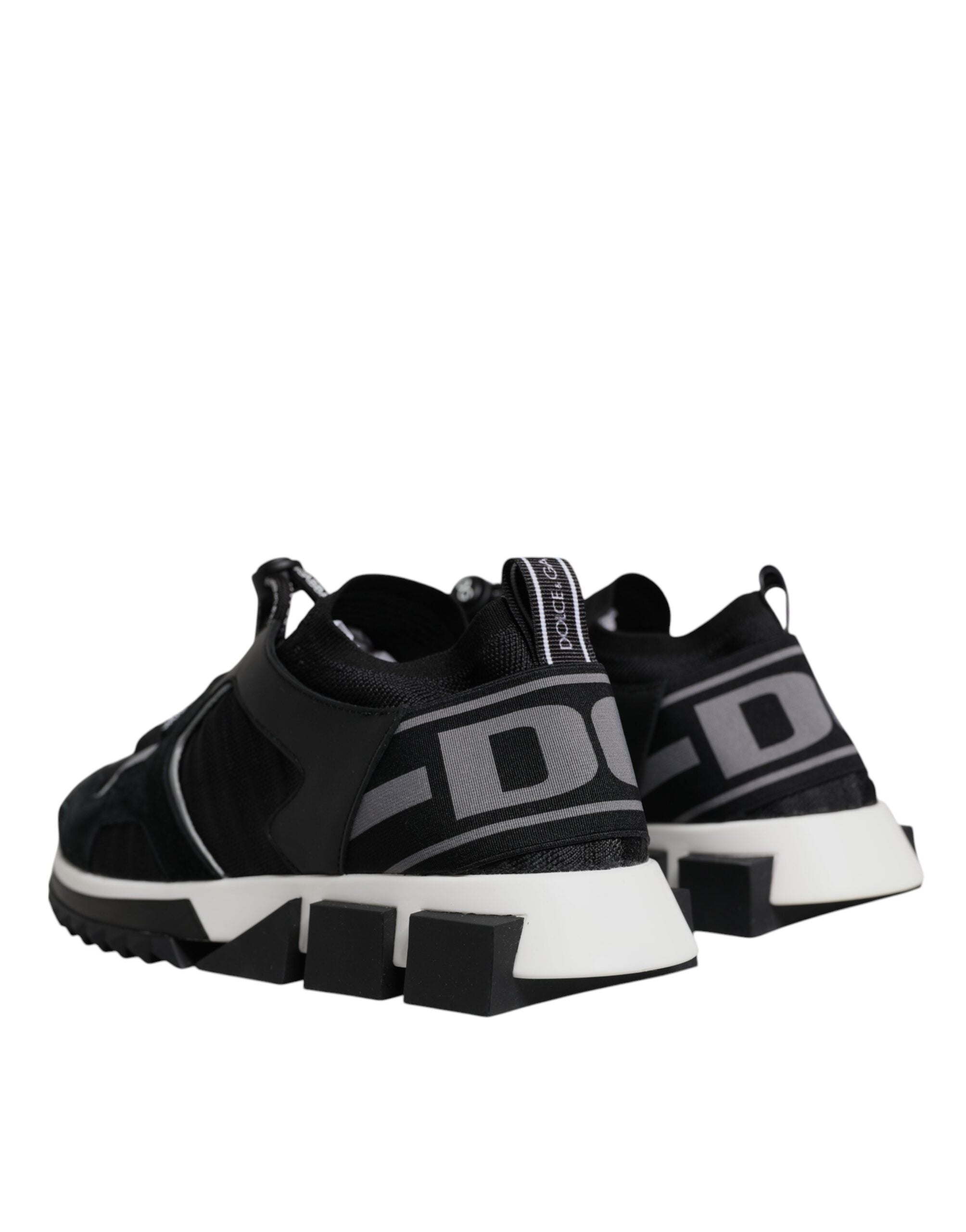 Dolce &amp; Gabbana Sorrento Trekking-Sneakers aus schwarzem Mesh