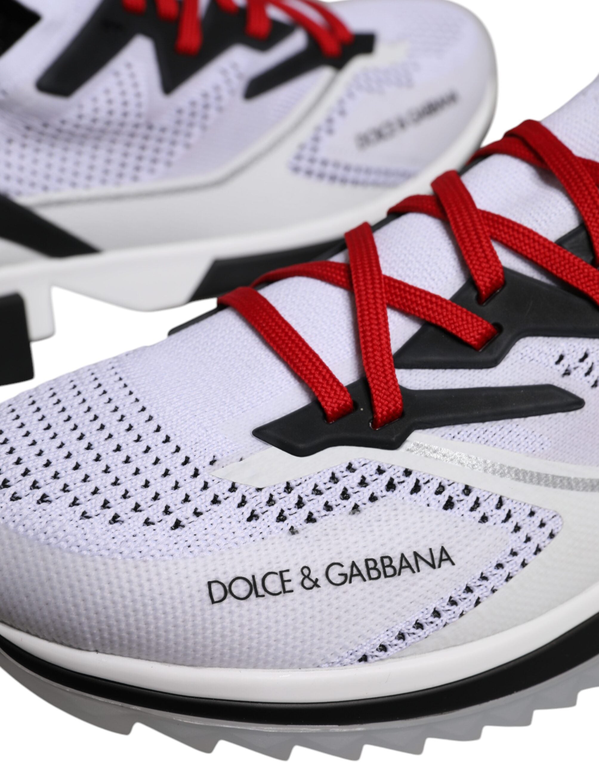 Dolce &amp; Gabbana Weiße SORRENTO Sport Stretch Sneakers Schuhe