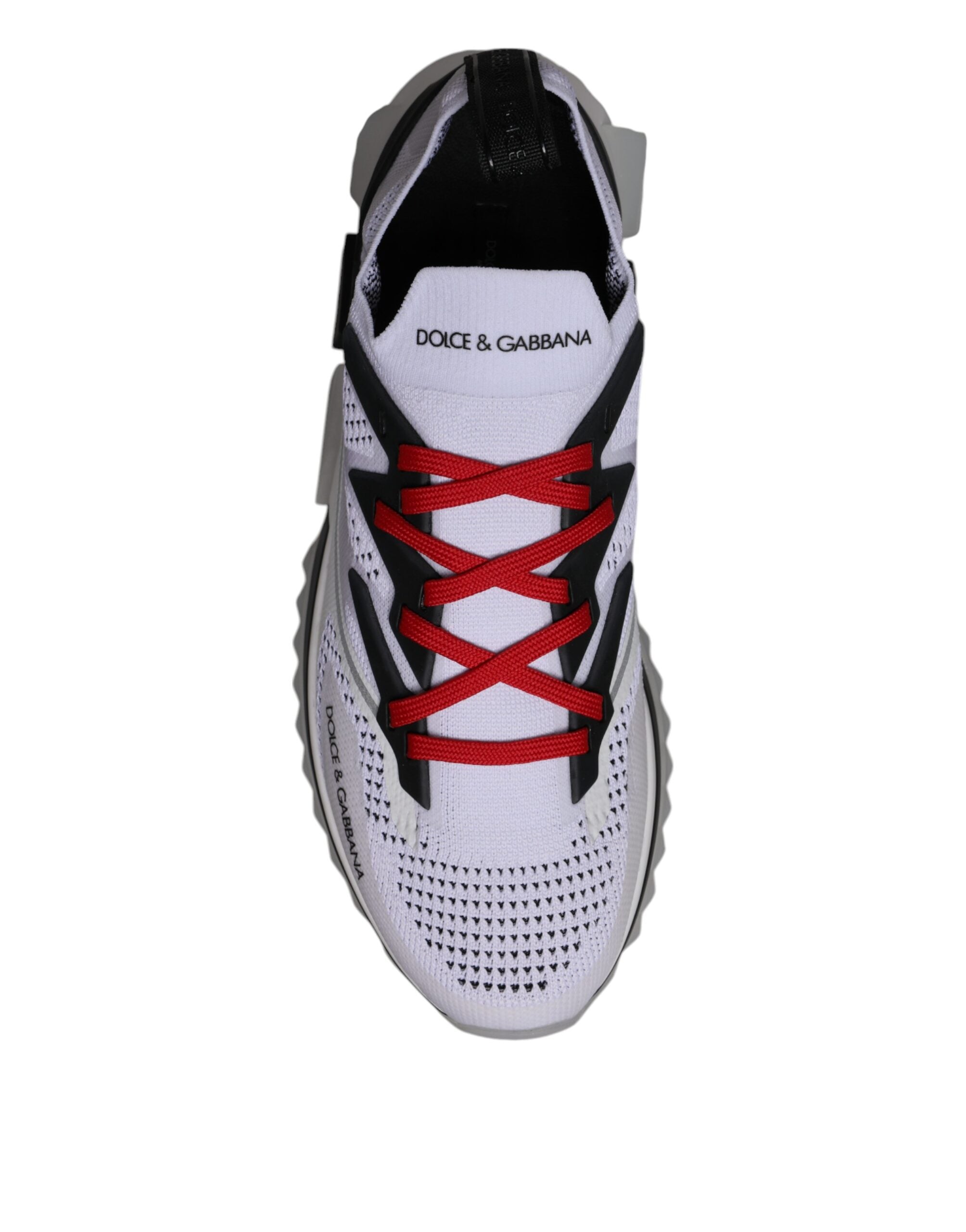 Dolce &amp; Gabbana Weiße SORRENTO Sport Stretch Sneakers Schuhe