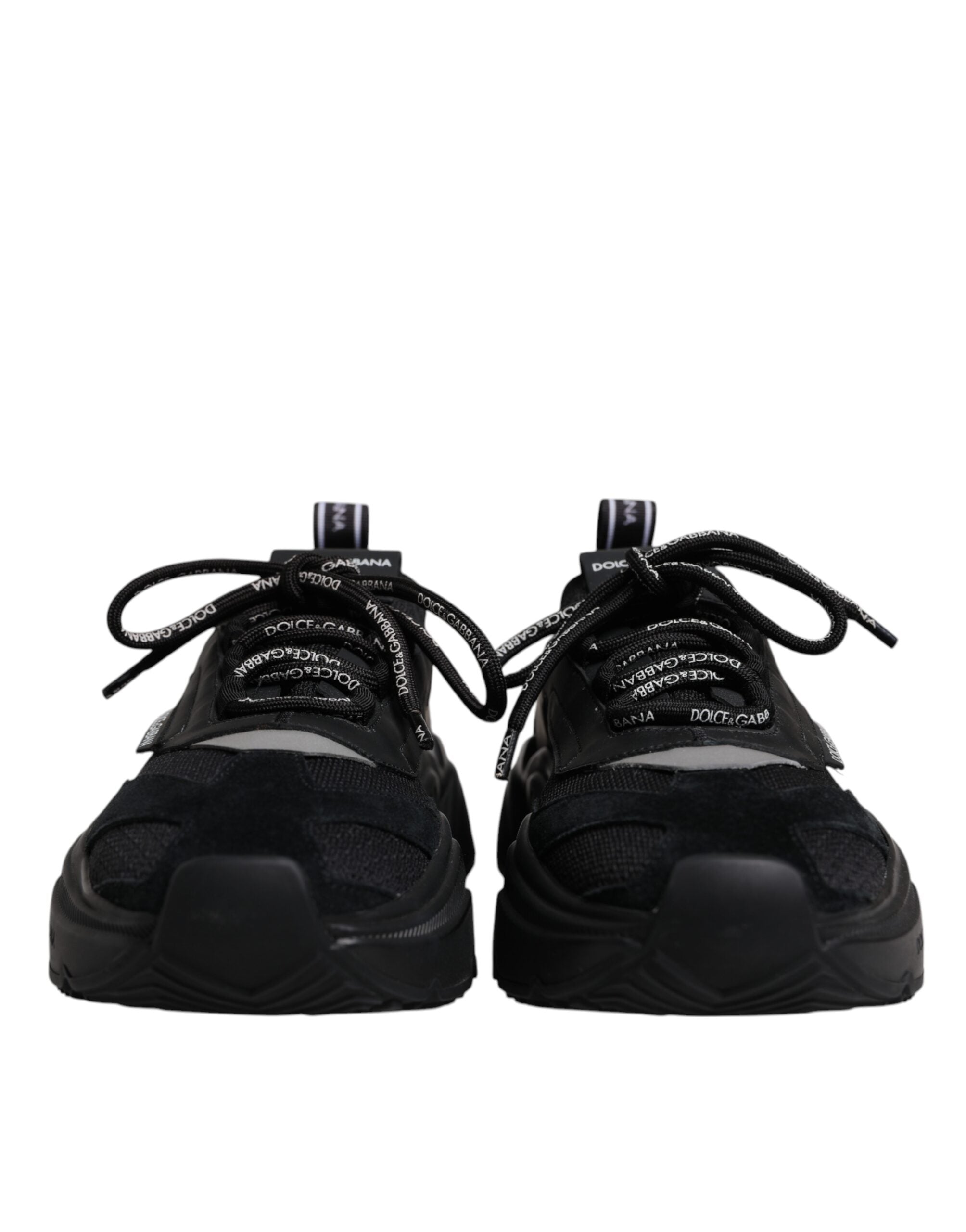 Dolce &amp; Gabbana – Daymaster – Niedrige Sneaker aus schwarzem Leder