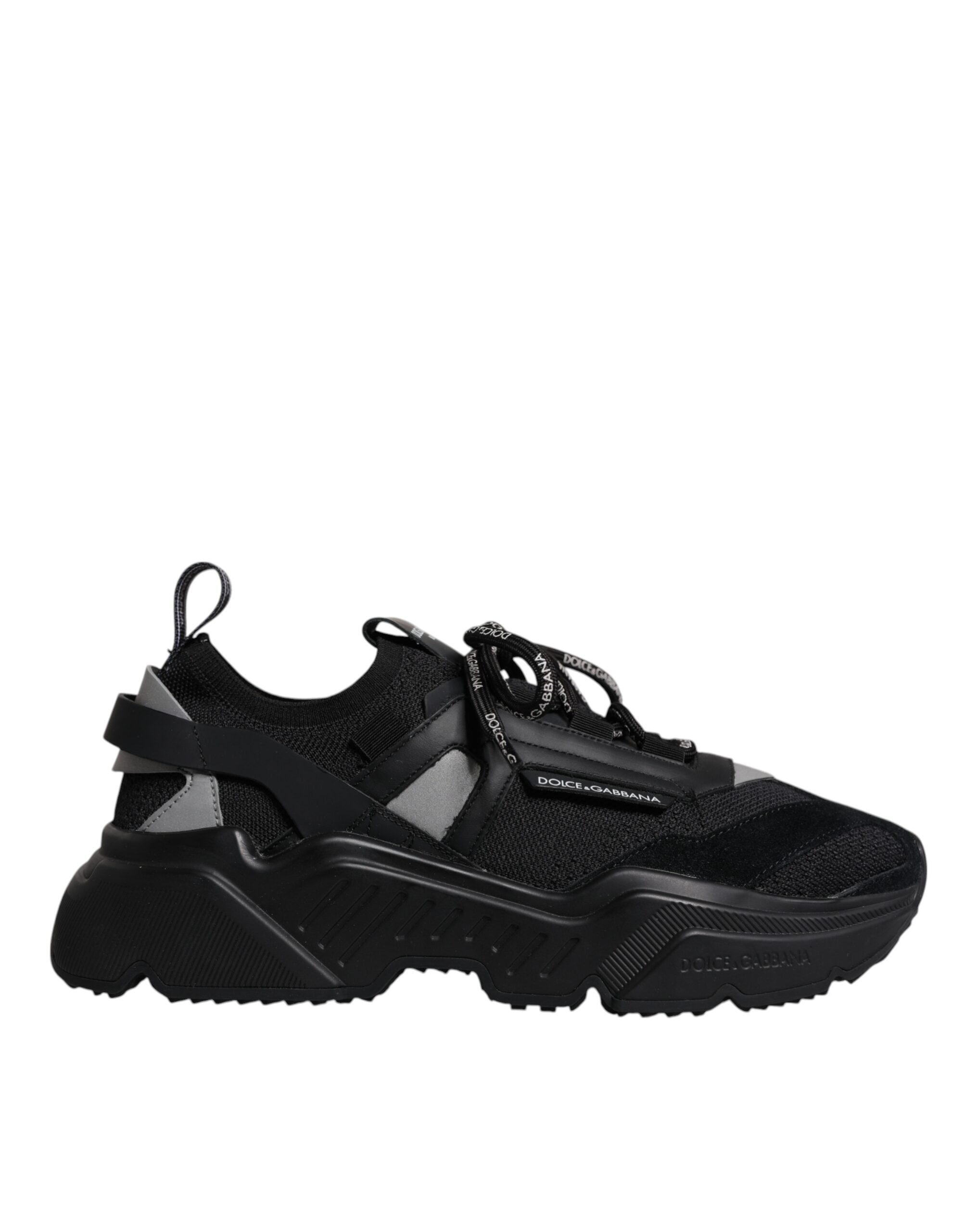 Dolce &amp; Gabbana – Daymaster – Niedrige Sneaker aus schwarzem Leder
