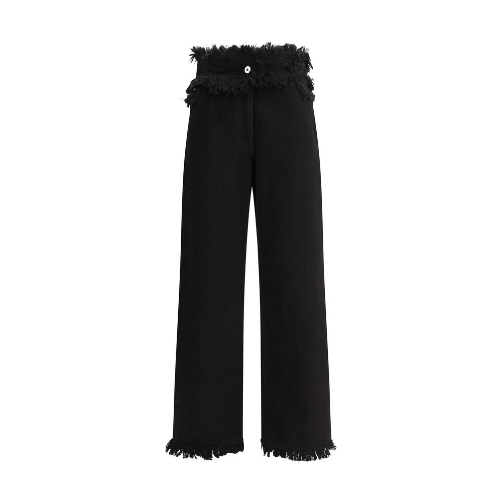 Ferragamo Jeans mit ausgefransten Kanten