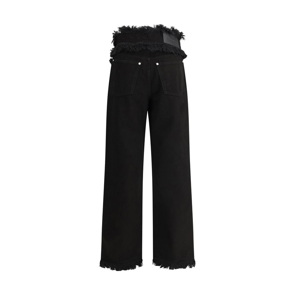 Ferragamo Jeans mit ausgefransten Kanten