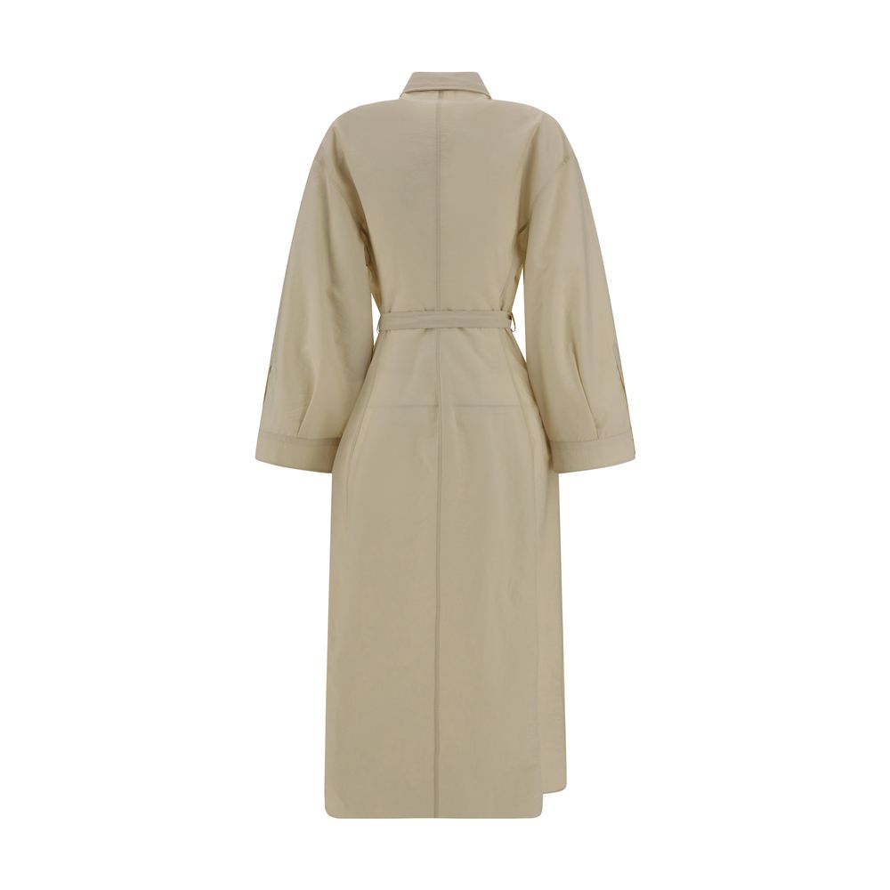 Brunello Cucinelli Rochie lungă din bumbac