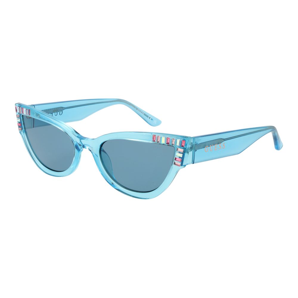 Ochelari de soare Guess turcoaz pentru femei