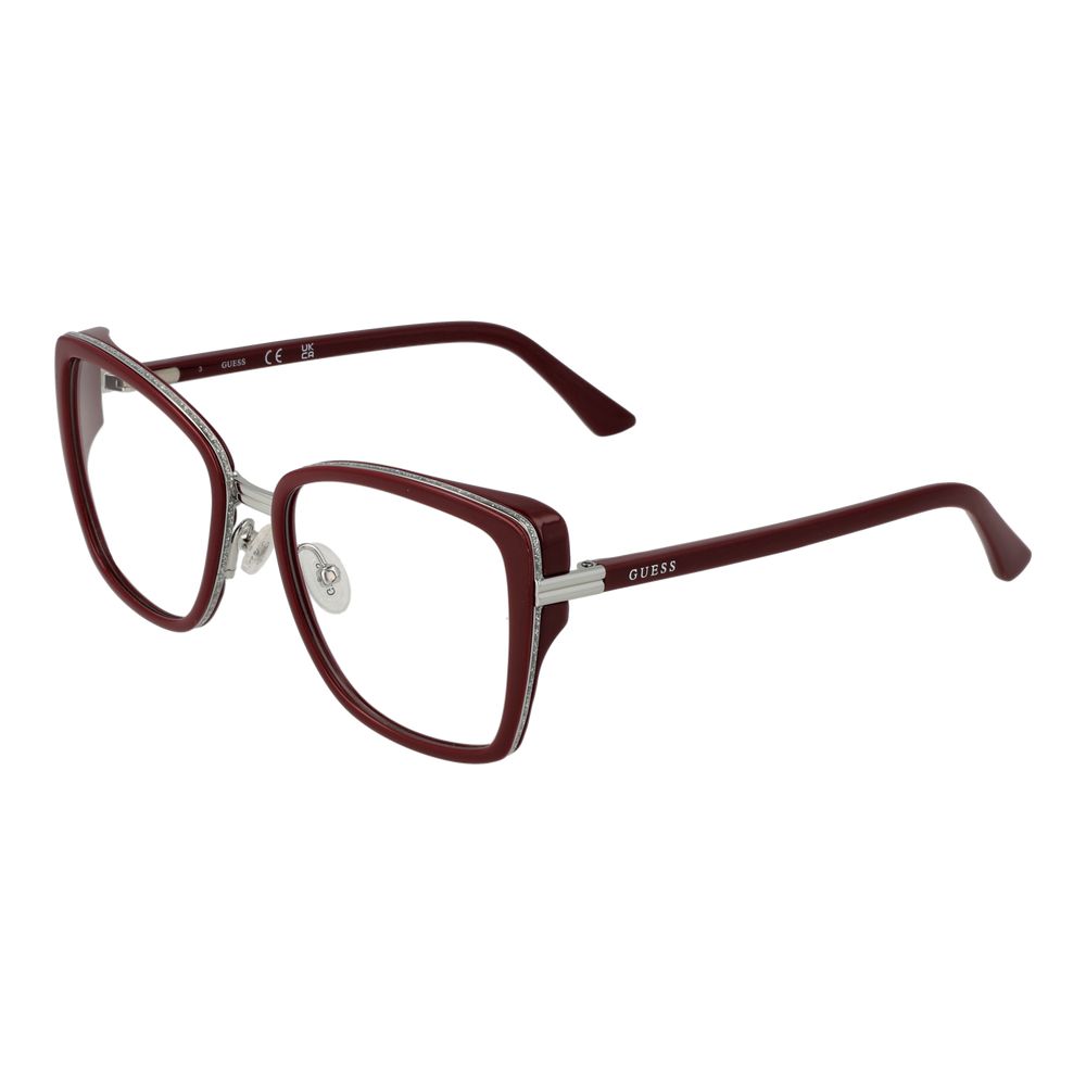Rame optice Guess Burgundy pentru femei