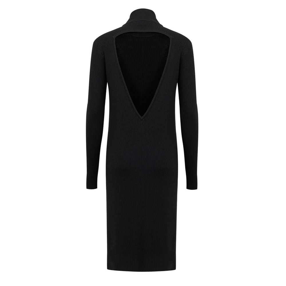 Schwarzes Wollkleid von Bottega Veneta