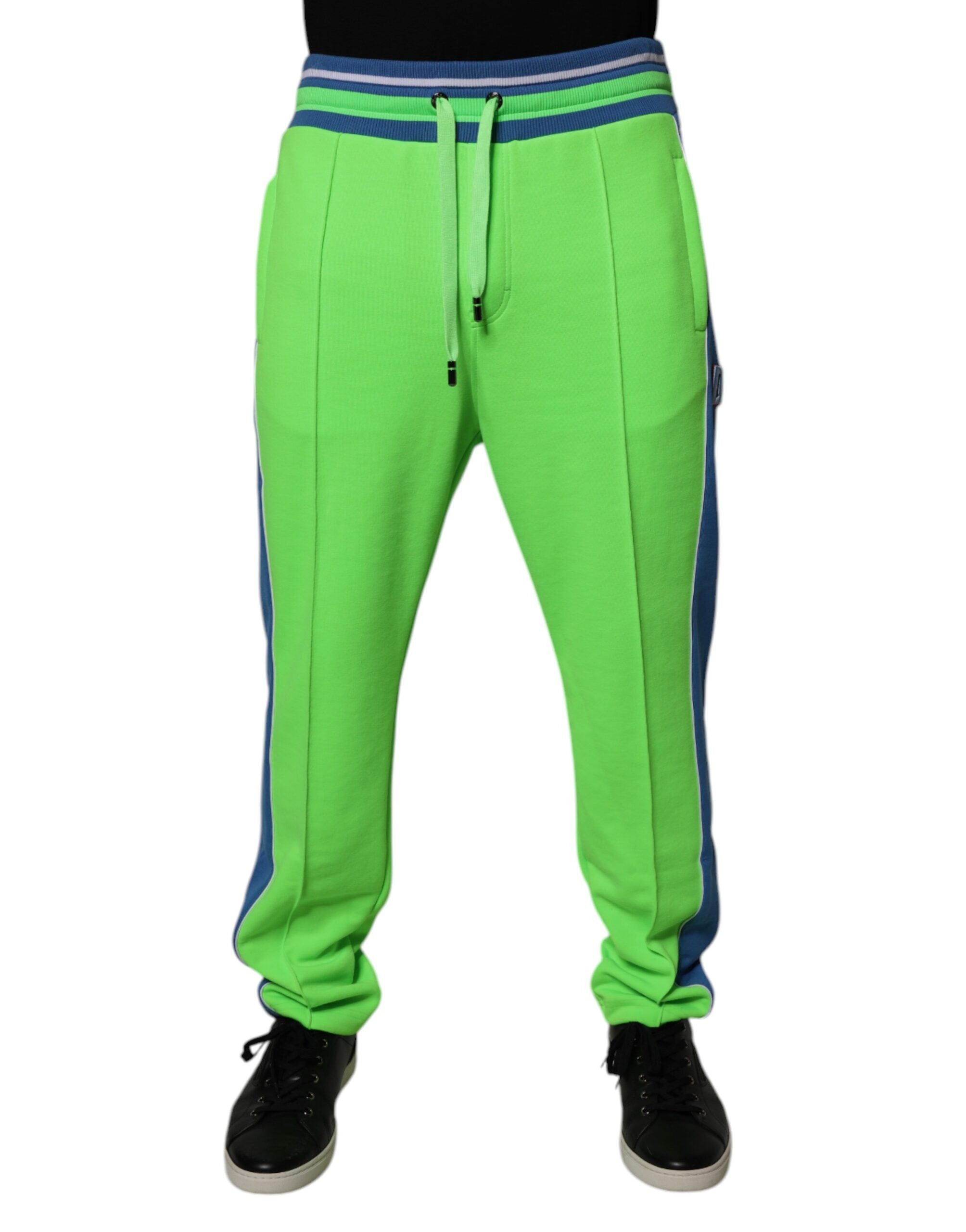 Dolce &amp; Gabbana Grün-Blaue Jogginghose