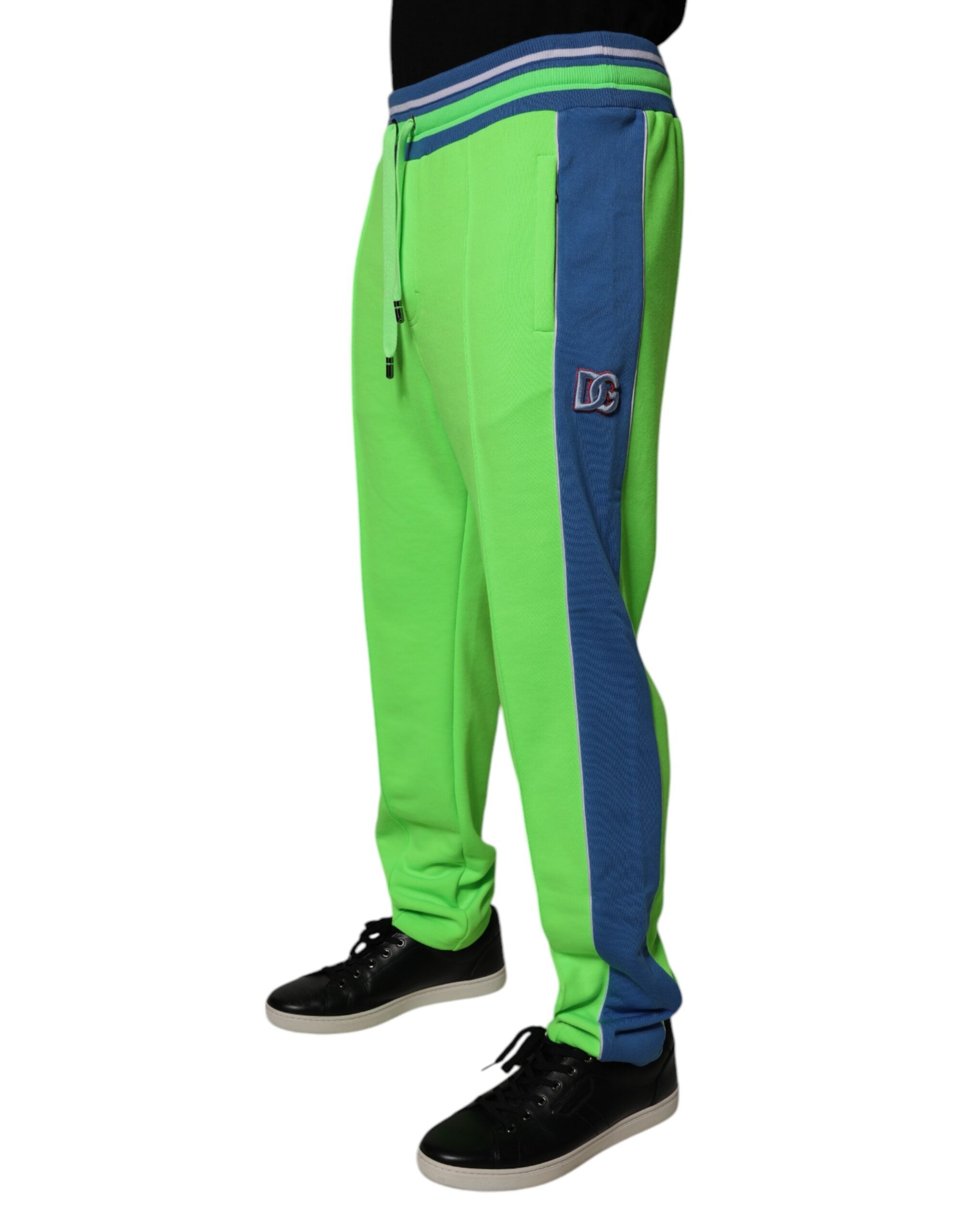 Dolce &amp; Gabbana Grün-Blaue Jogginghose