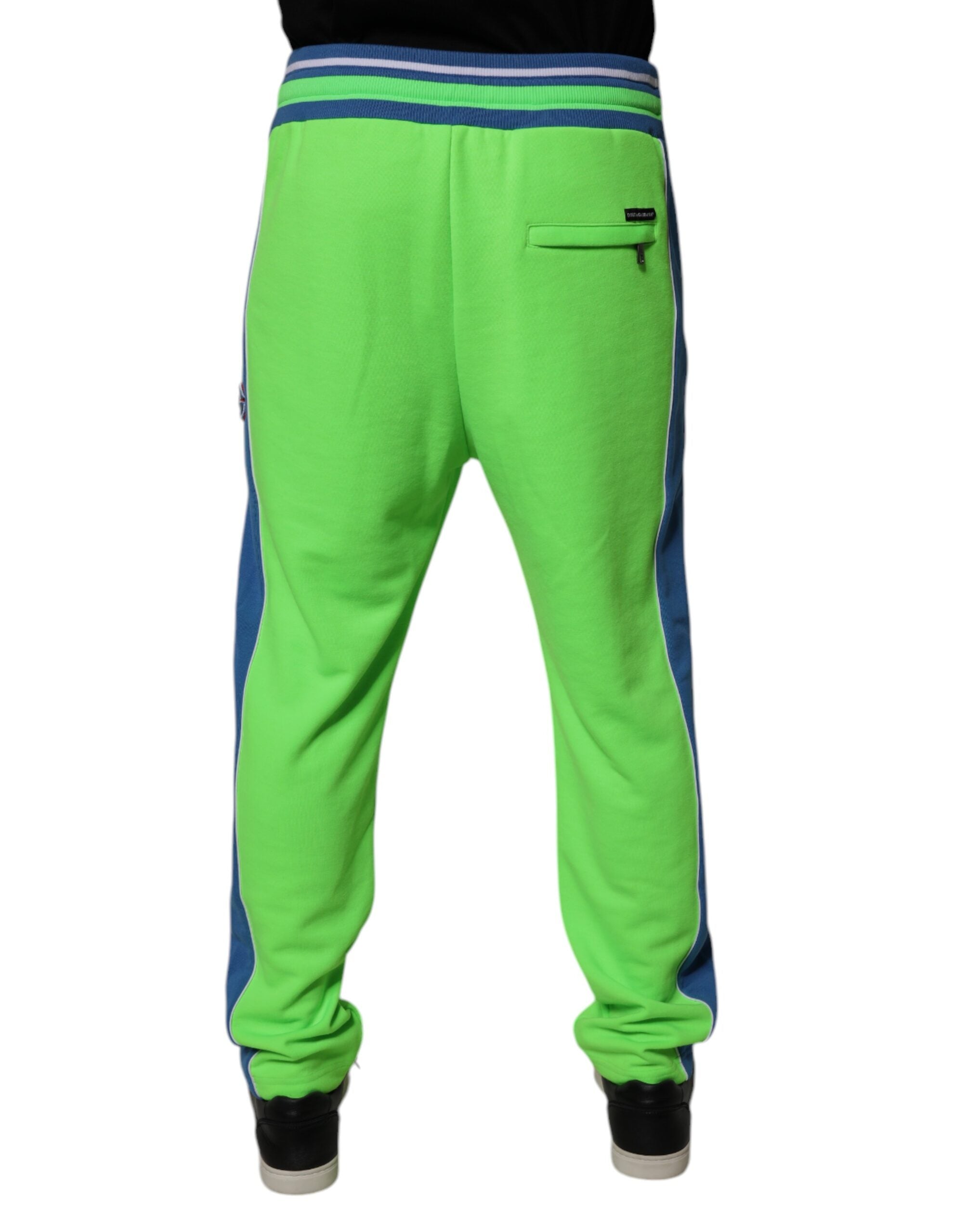 Dolce &amp; Gabbana Grün-Blaue Jogginghose