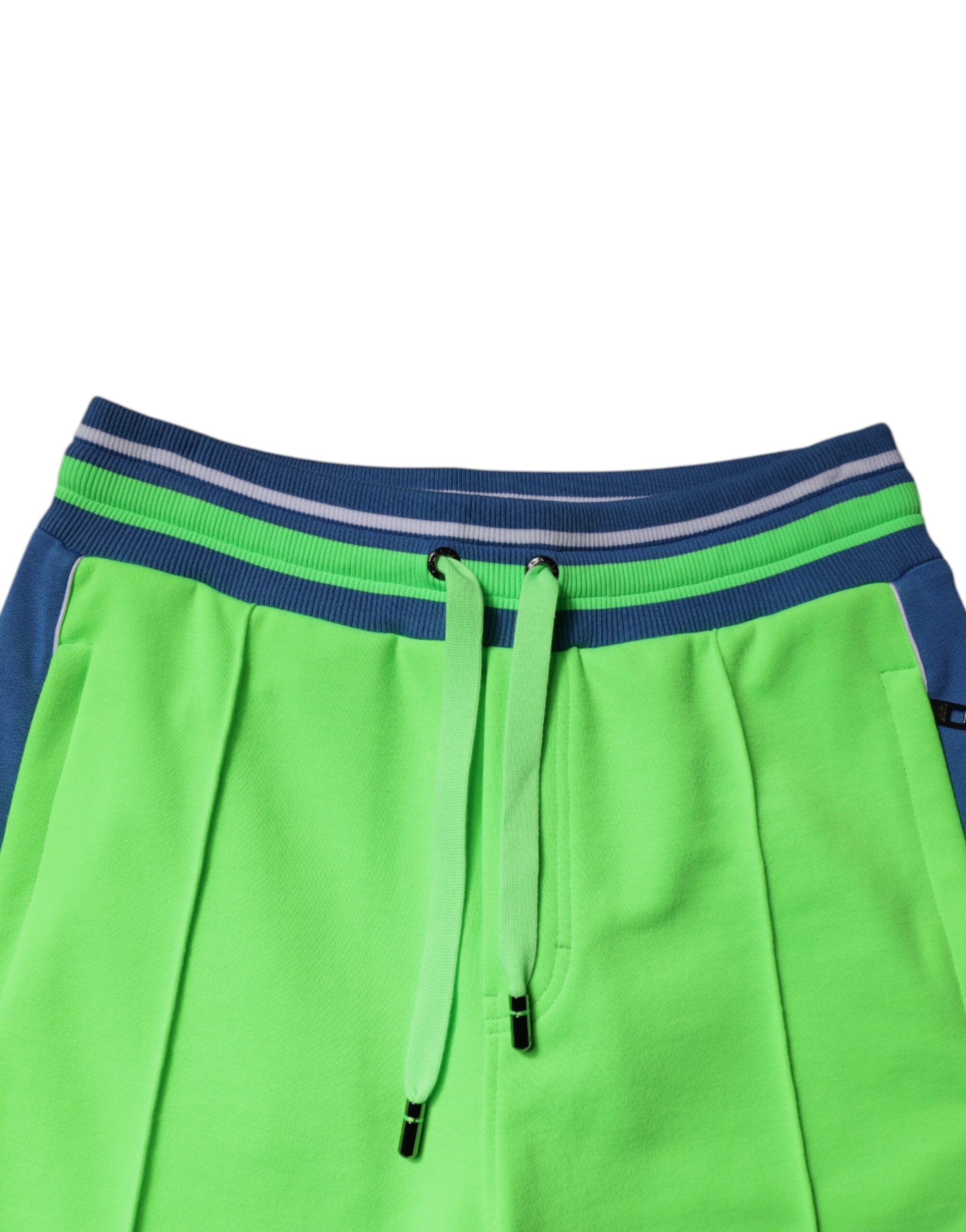 Dolce &amp; Gabbana Grün-Blaue Jogginghose