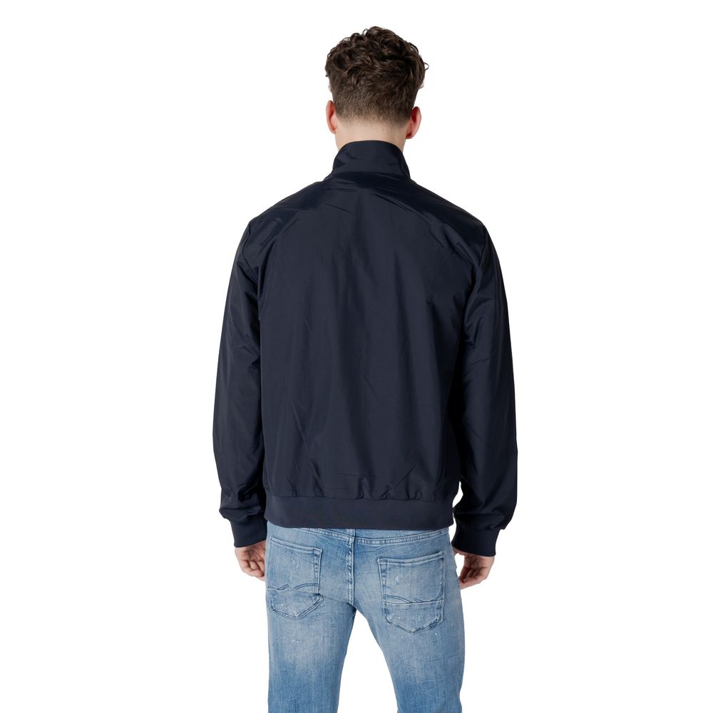 EA7 Emporio Armani Blue Polyamide Jackets & Coat