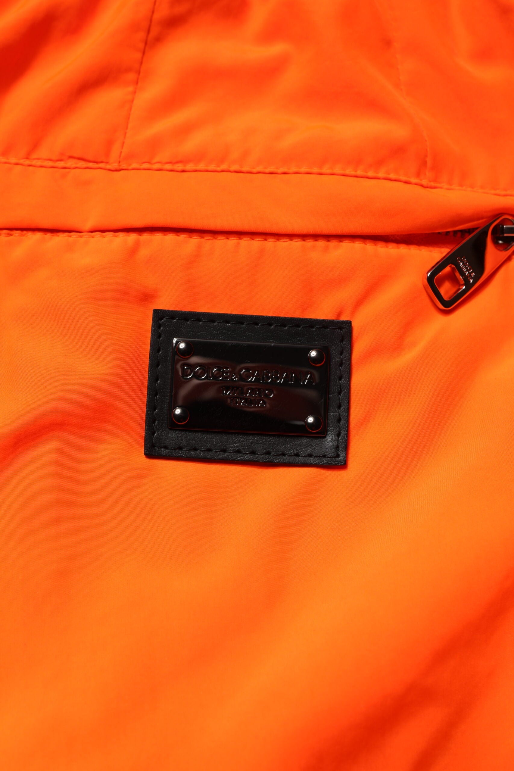 Dolce &amp; Gabbana Orange Polyester Herren Jogger Jogginghose