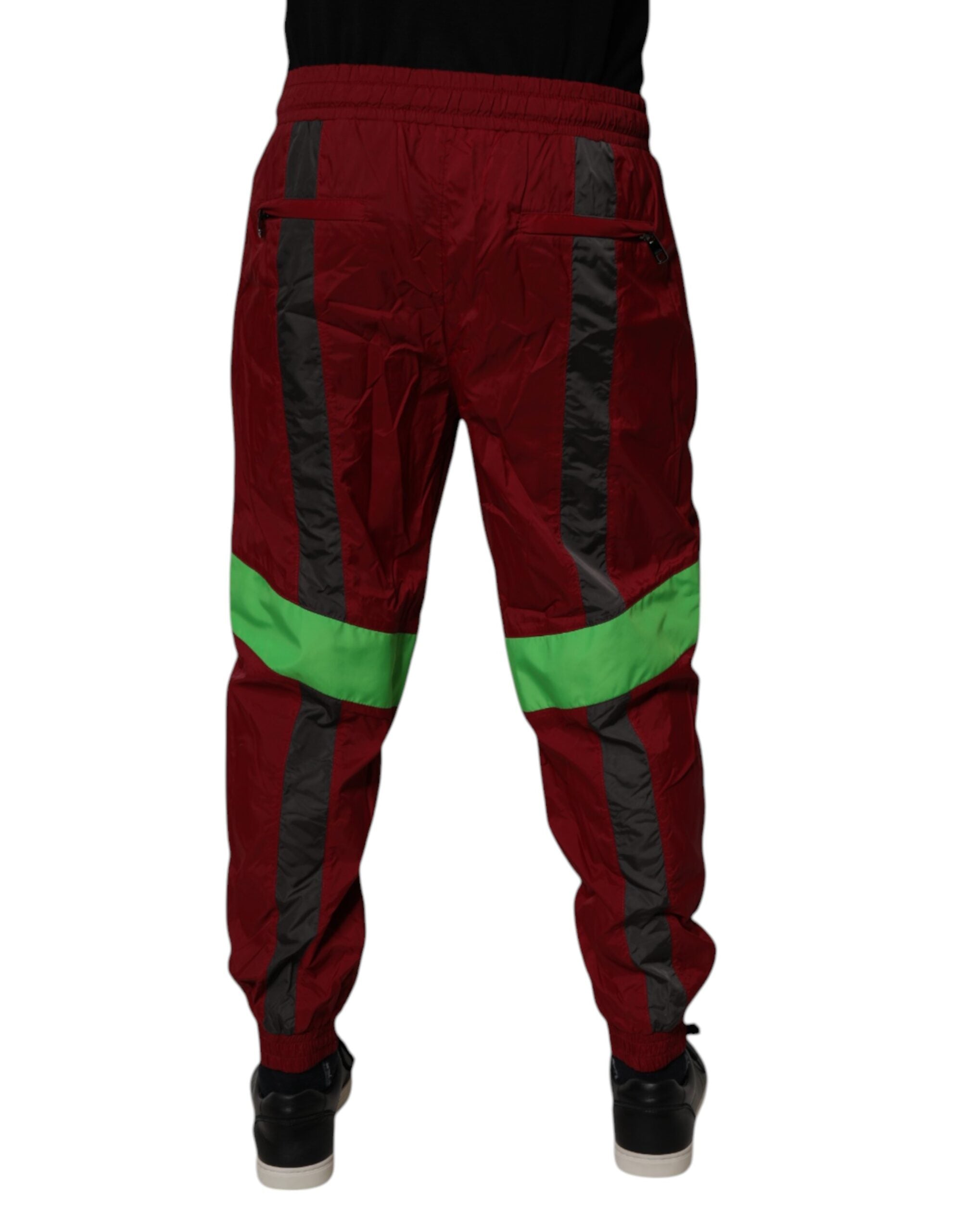 Dolce &amp; Gabbana Kastanienbraune Jogginghose aus Nylon für Herren