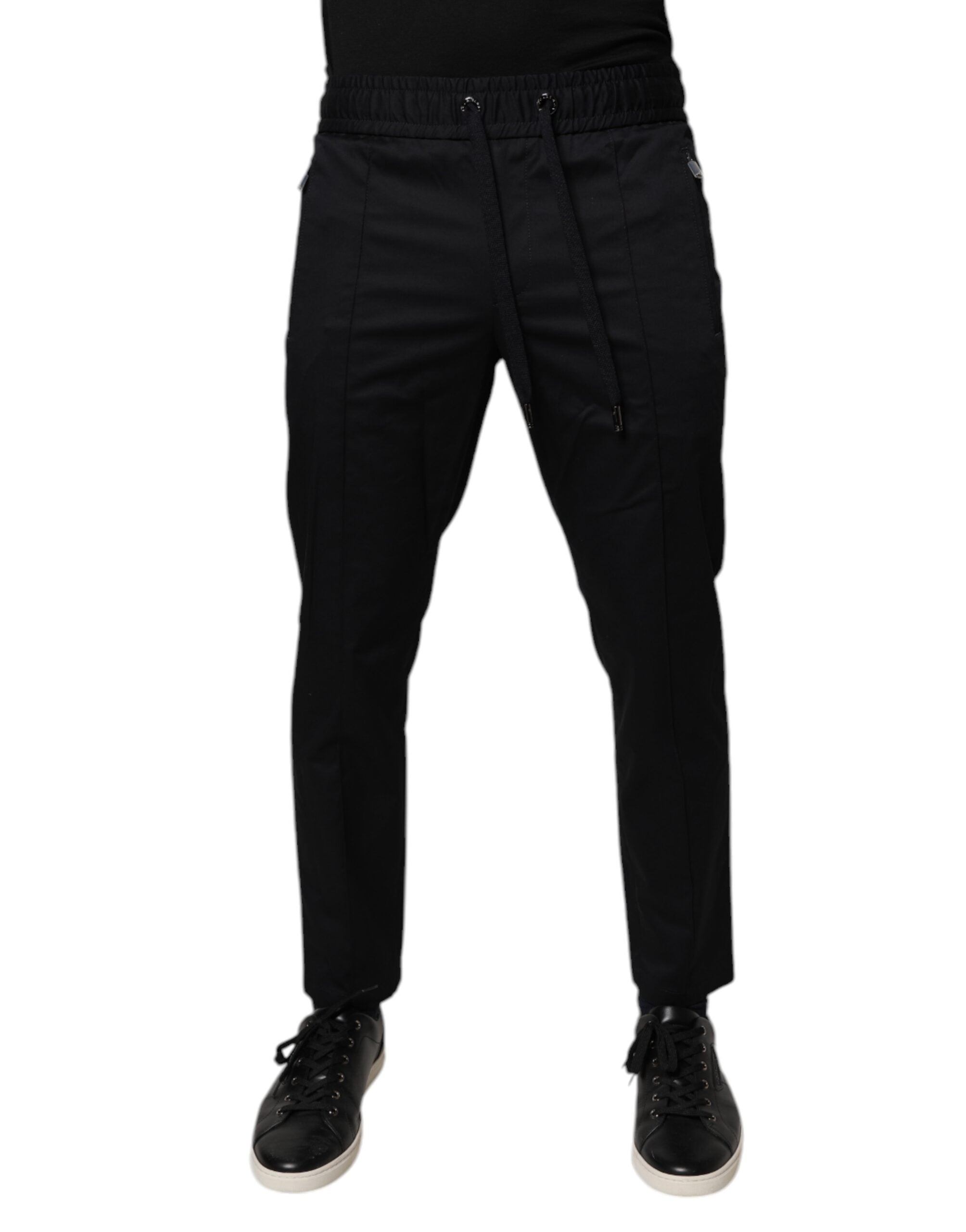 Dolce &amp; Gabbana Dunkelblaue Jogginghose aus Baumwolle für Herren
