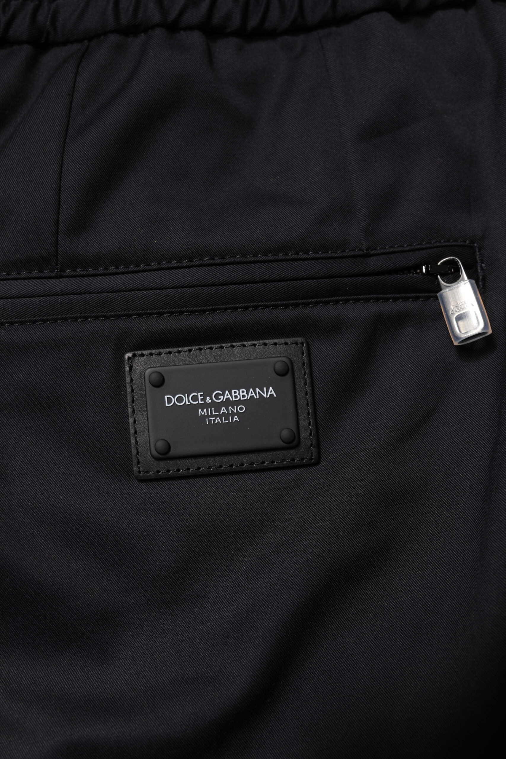Dolce &amp; Gabbana Dunkelblaue Jogginghose aus Baumwolle für Herren