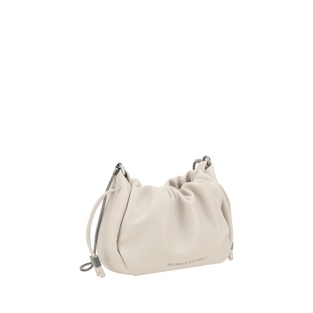 Geantă de umăr mini Brunello Cucinelli Bucket Mellow