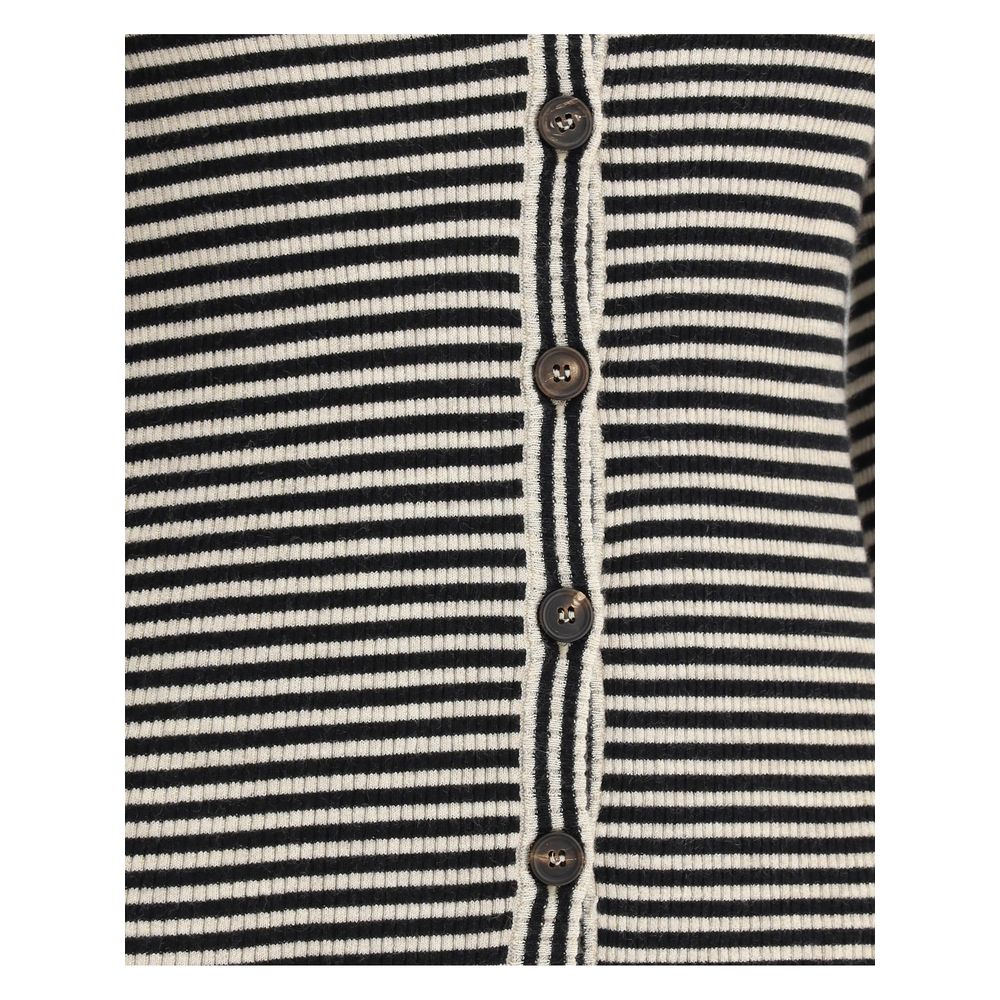 Brunello Cucinelli Gestreifter Cardigan