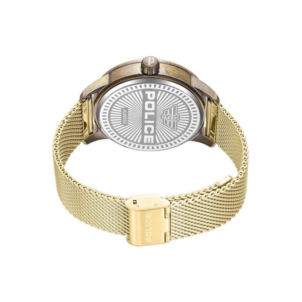 Police – Goldene Edelstahluhr