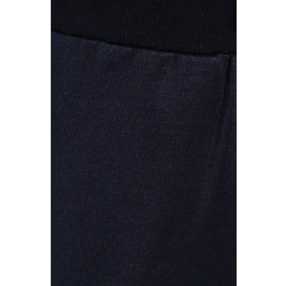 Blugi și pantaloni din mătase albastră Dolce &amp; Gabbana