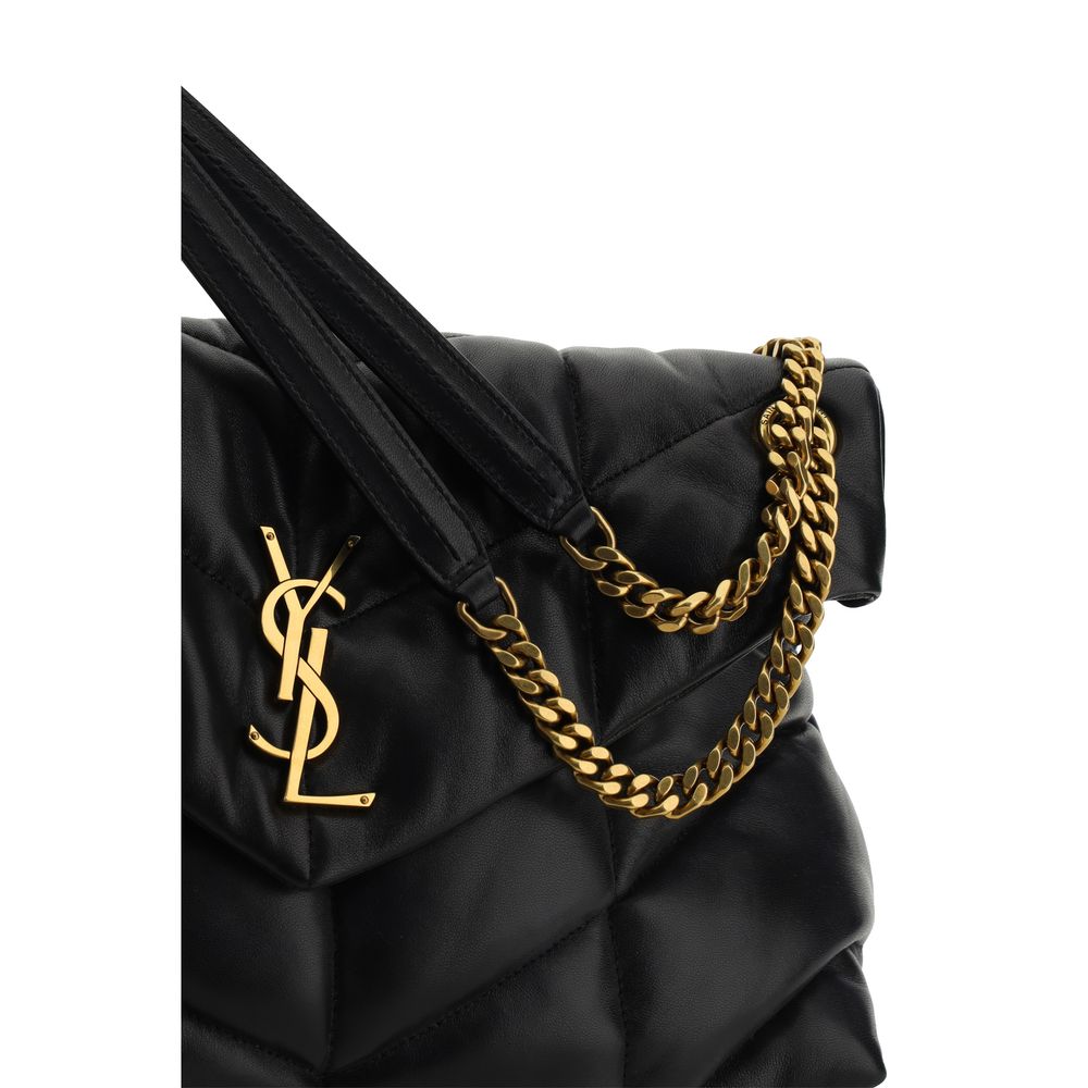 Geantă de umăr Saint Laurent LouLou medie
