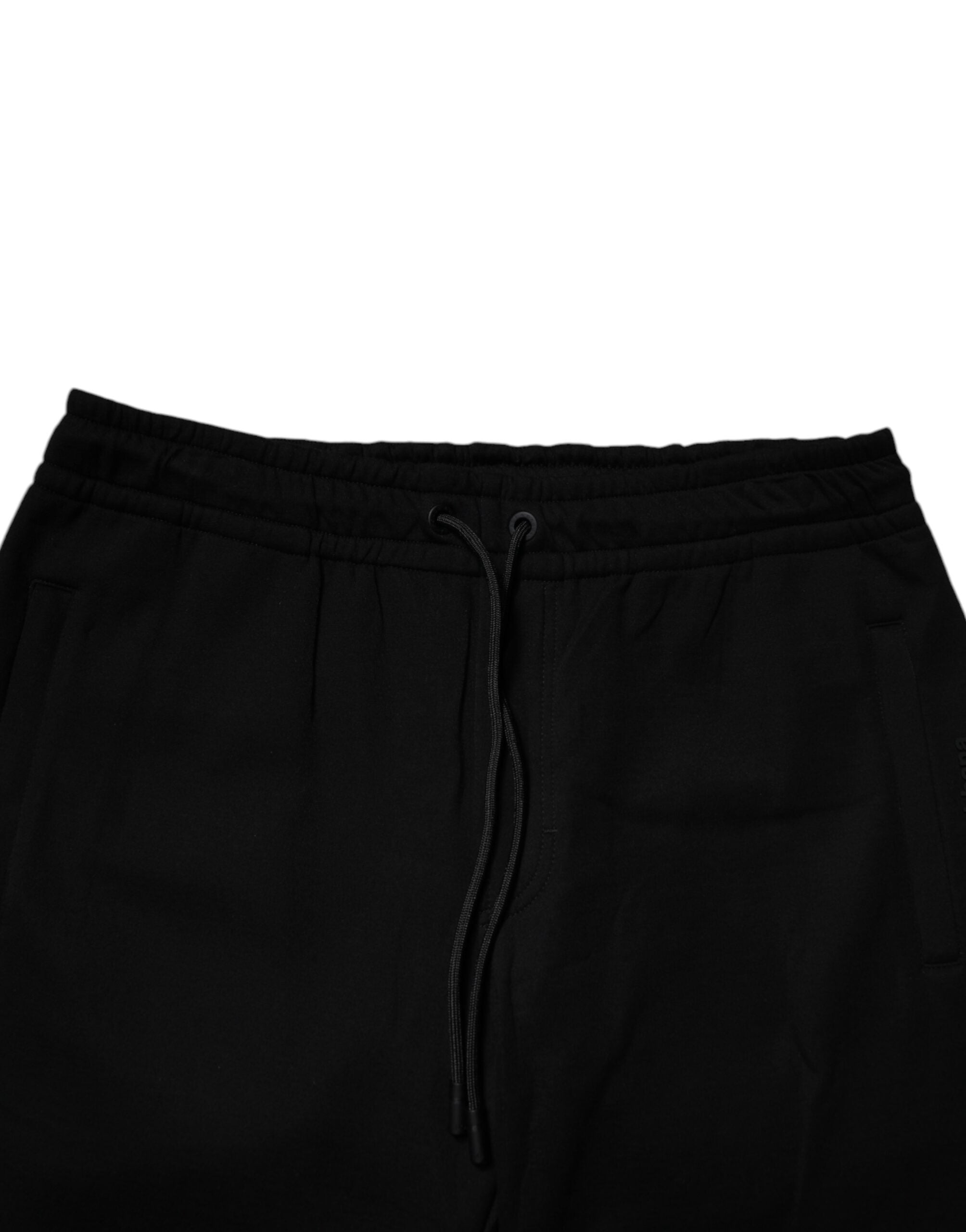 Dolce &amp; Gabbana – Schwarze Jogginghose aus Baumwollmischung