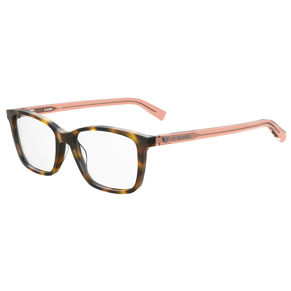 Love Moschino – Braune Acetat-Brille