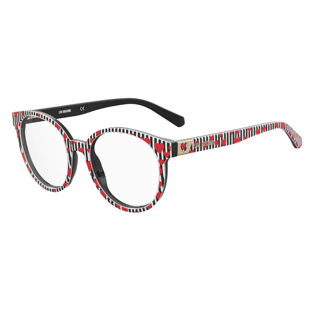 Ochelari de soare Love Moschino negri cu aspect de păr