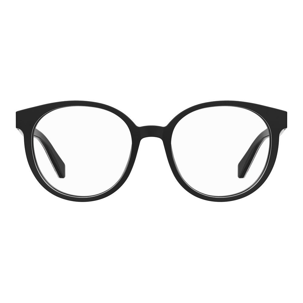 Ochelari de soare Love Moschino negri cu aspect de păr