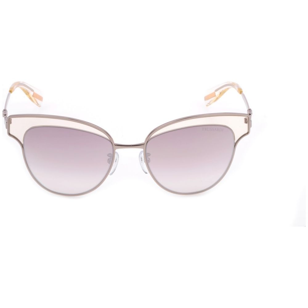 Trussardi – Sonnenbrille aus silbernem Metall