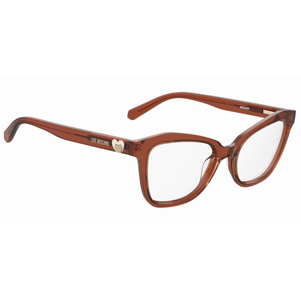 Love Moschino – Gelbe Acetat-Brille