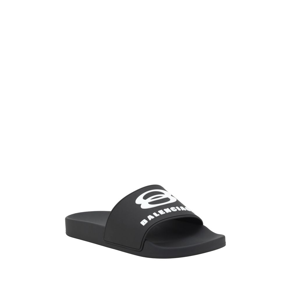 Papuci Balenciaga cu logo