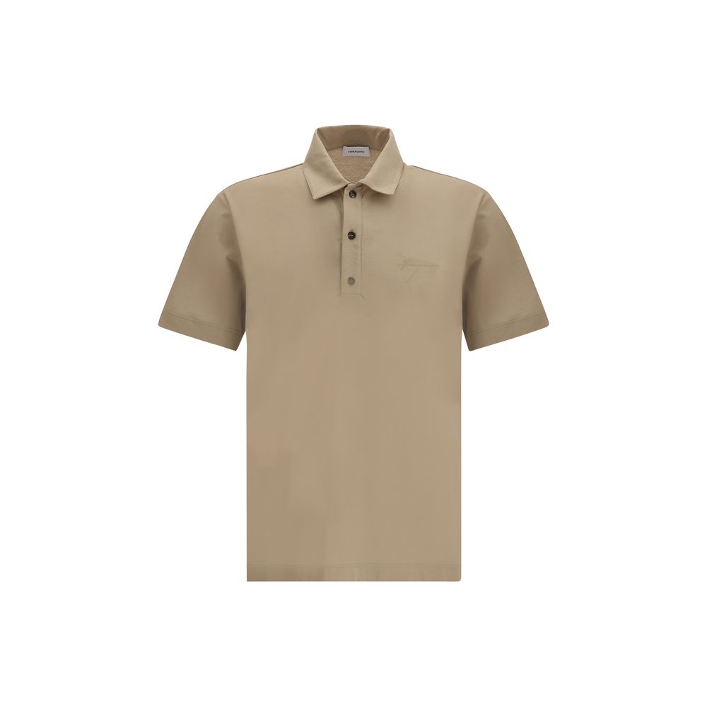 Poloshirt mit Ferragamo-Logo