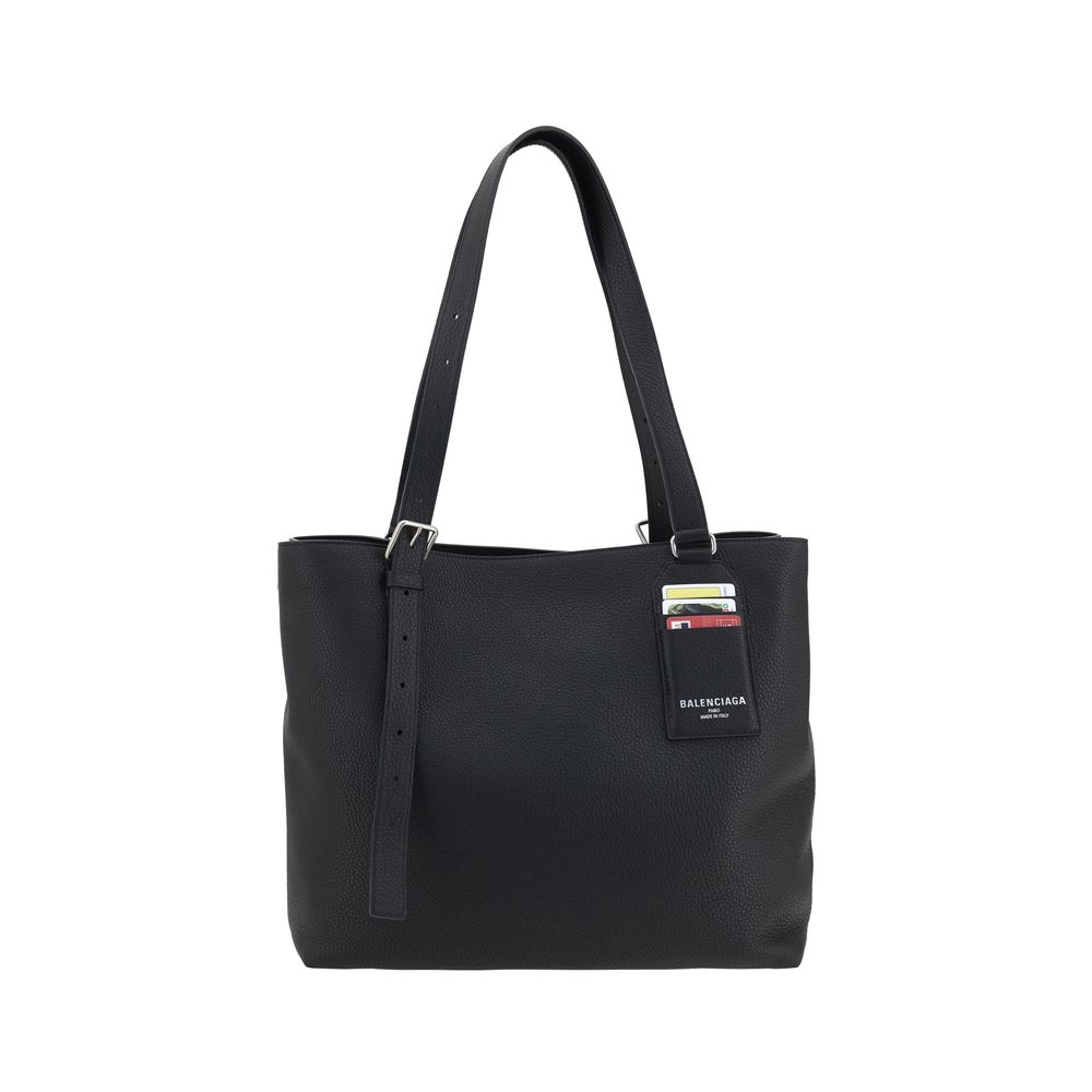 Geantă de umăr Balenciaga cu detalii de card