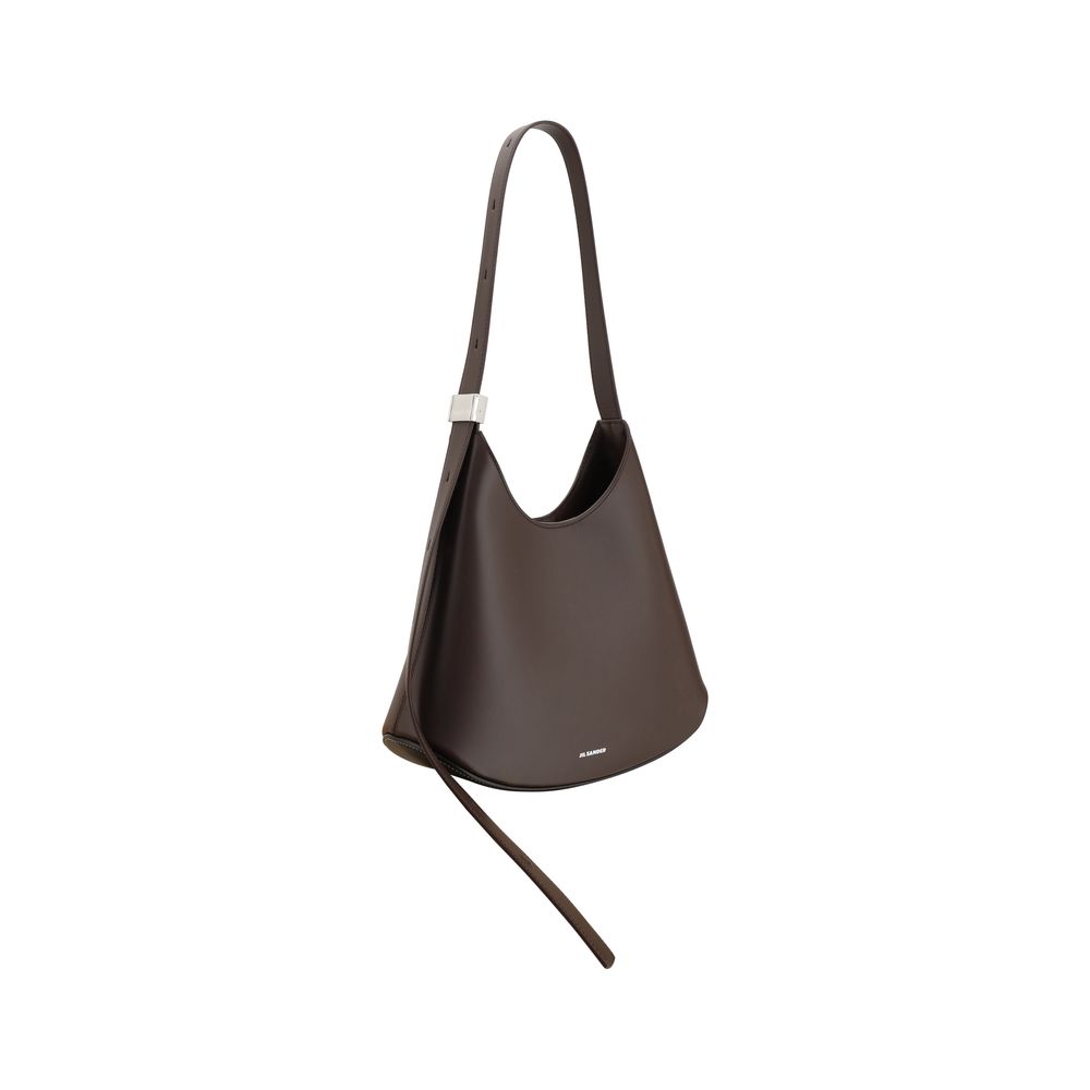 Geantă de umăr Jil Sander Eldorado mică