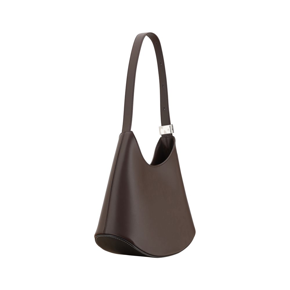 Geantă de umăr Jil Sander Eldorado mică