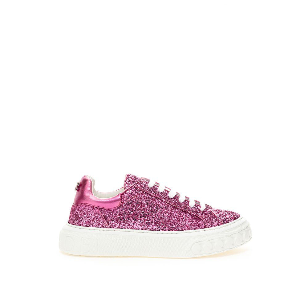 Casadei – Elegante Leder-Sneaker in Fuchsia