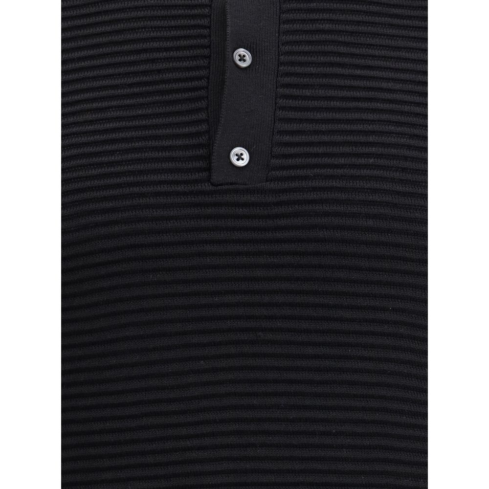 Tricou polo din mătase Kiton