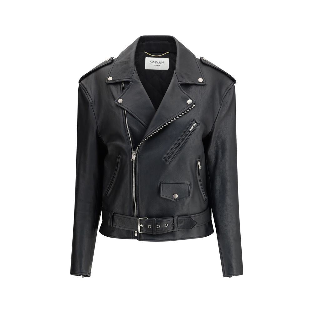 Saint Laurent Lederjacke