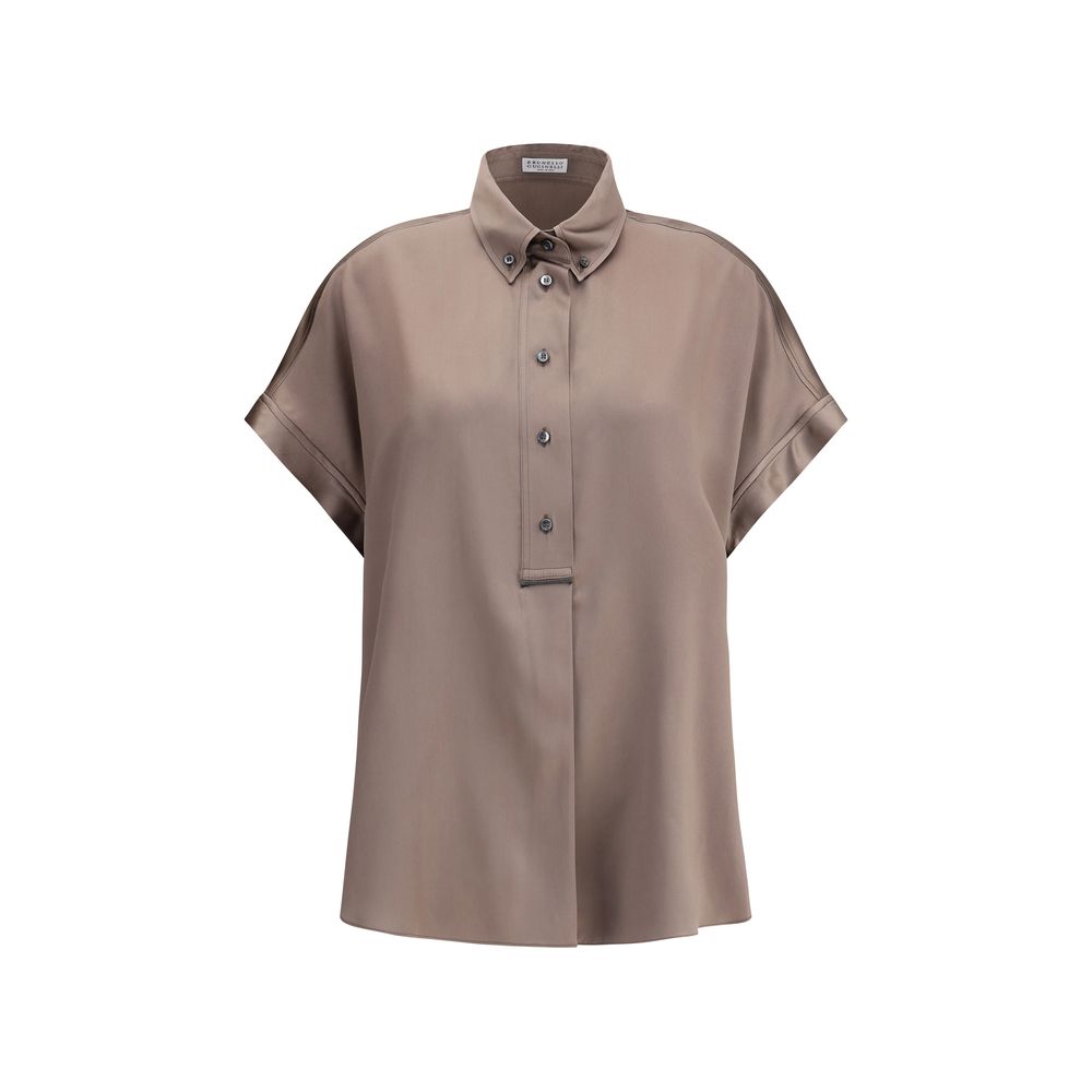 Cămașă de mătase Brunello Cucinelli