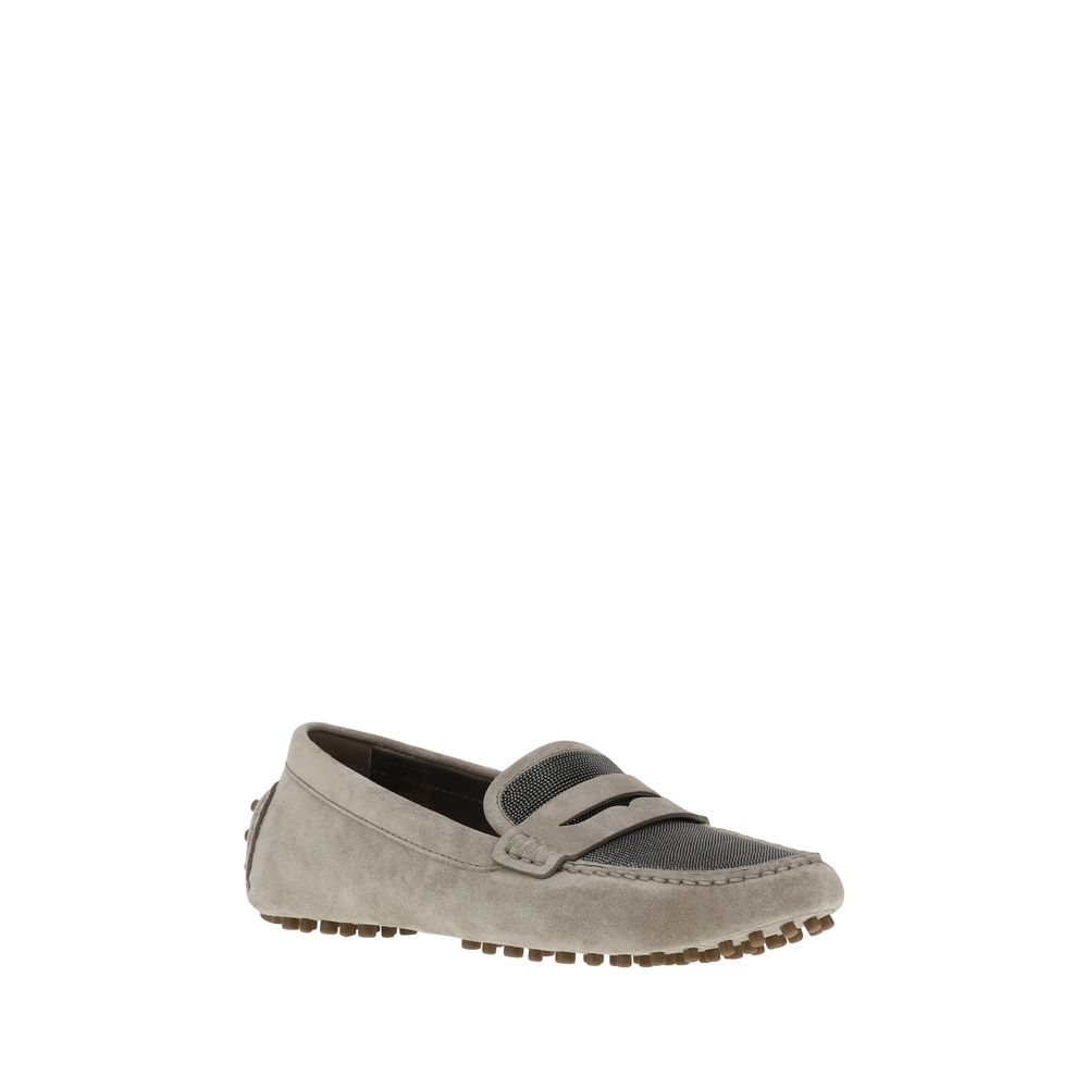 Brunello Cucinelli Wildleder-Loafer