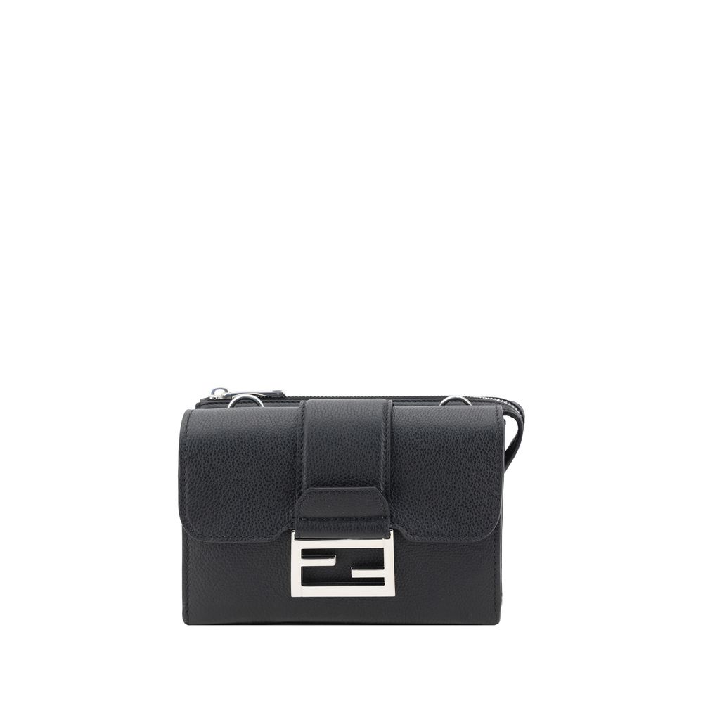 Geantă de umăr Fendi Double Baguette