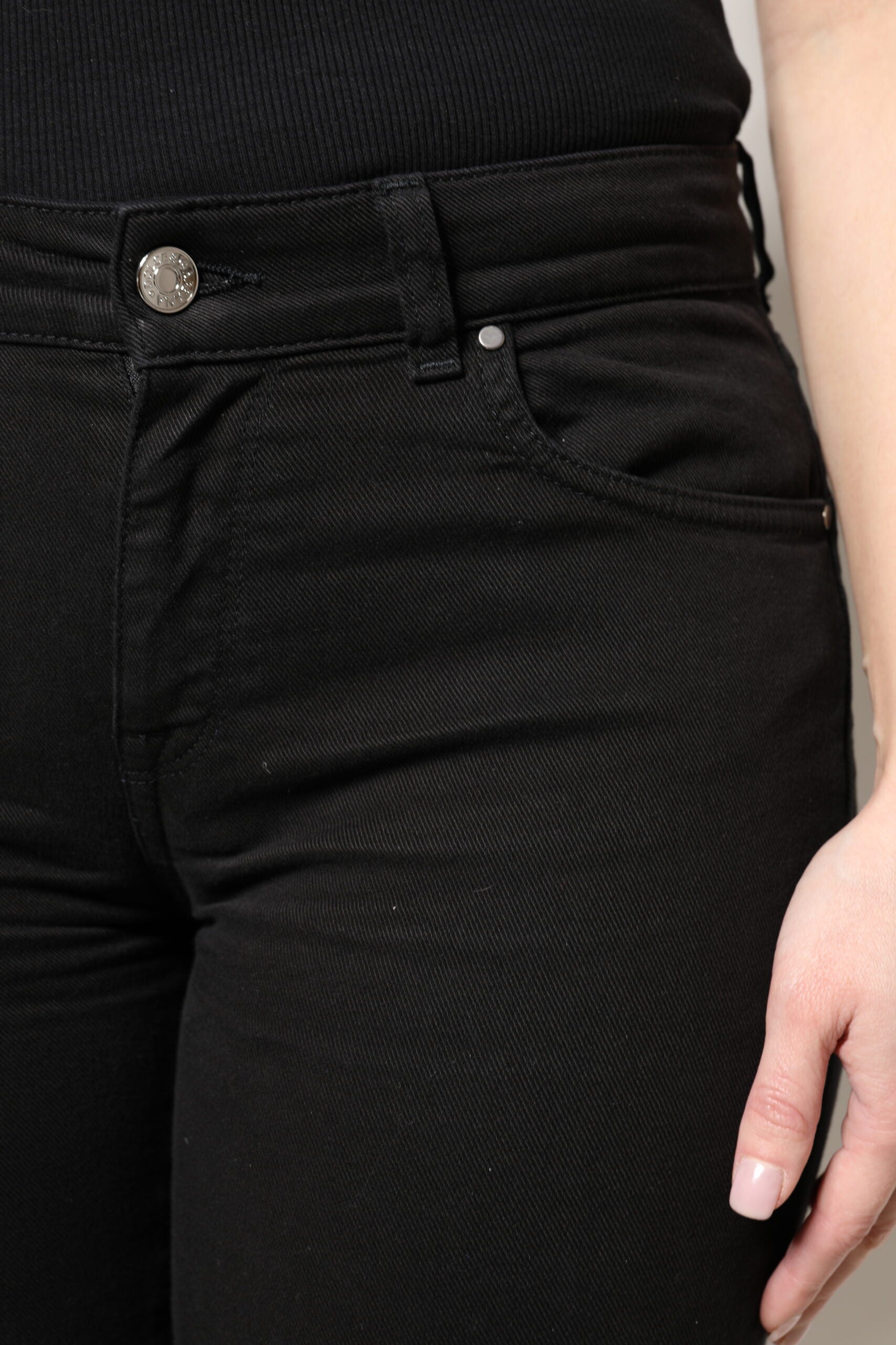Dolce &amp; Gabbana – Schwarze Skinny-Jeans aus Baumwolle mit hoher Taille