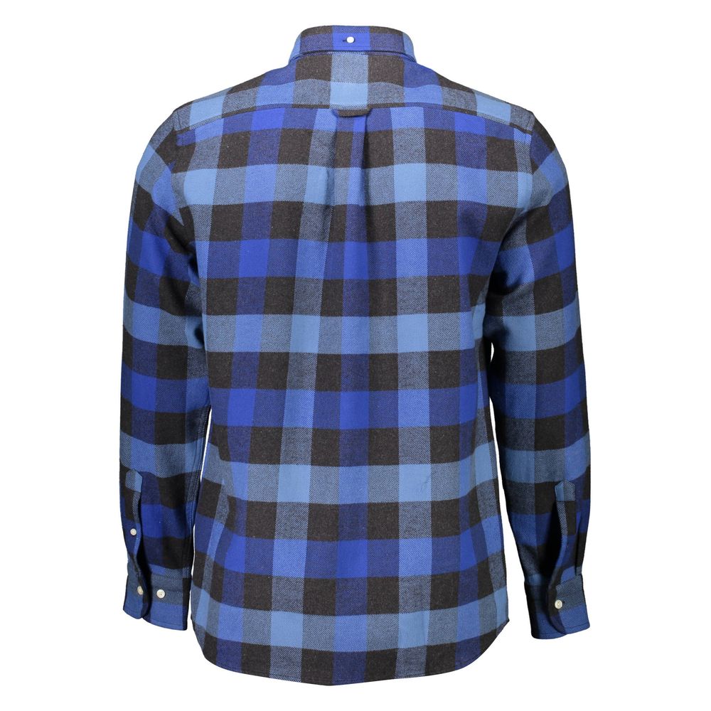 Gant Blaues Herrenhemd aus Baumwolle