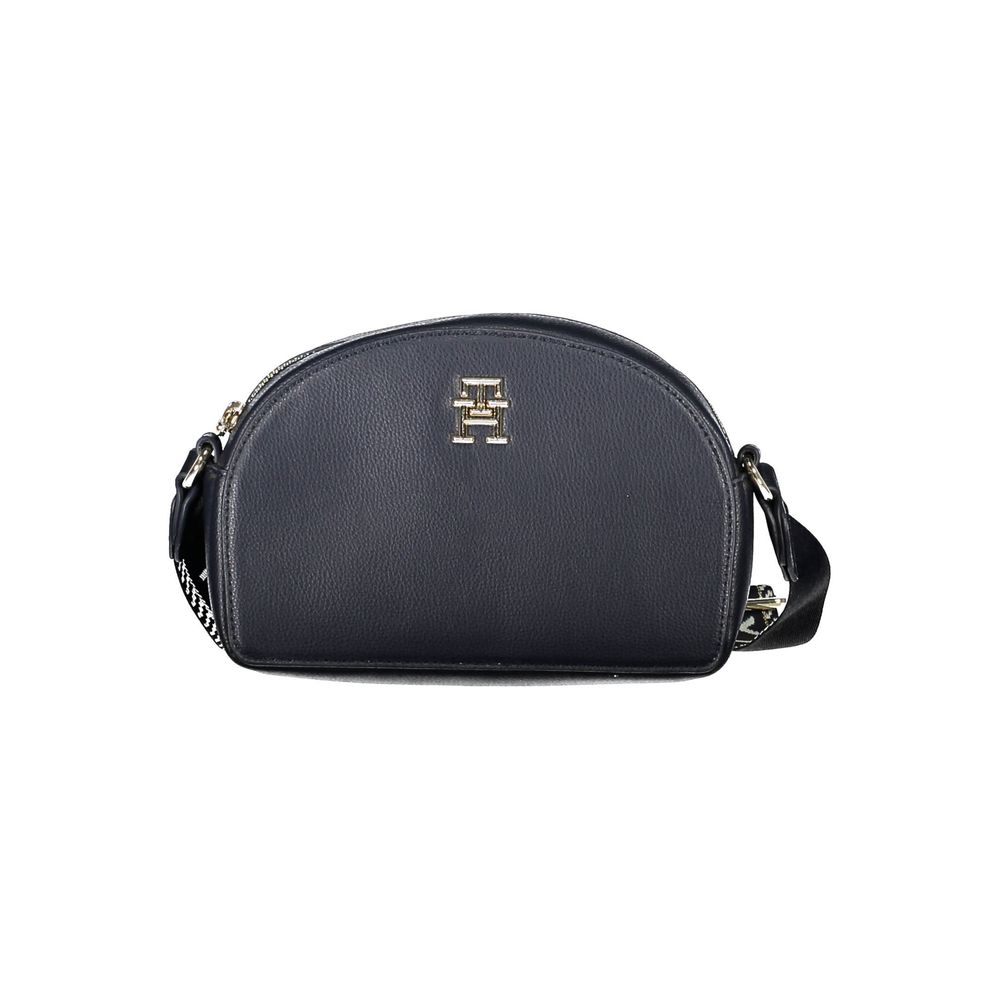 Tommy Hilfiger – Blaue Handtasche aus Polyester für Damen