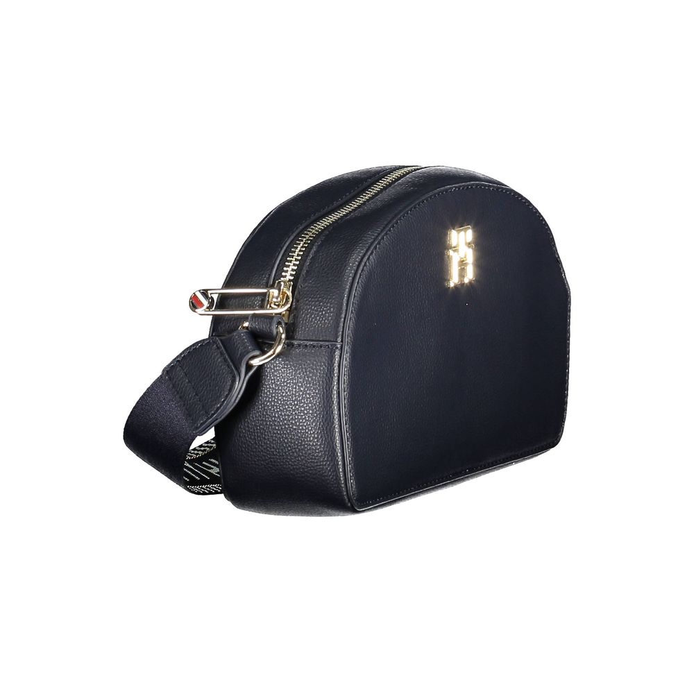Tommy Hilfiger – Blaue Handtasche aus Polyester für Damen